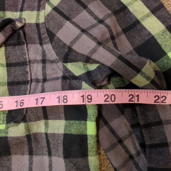 Union Bay Mens Medium Flannel Shirt 100% Cotton Workgear Camping Fall Winter - Picture 4 of 5